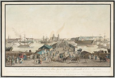 Szentpétervár első évfordulója, a városok centenáriuma 1803. májusban alkotó: Mathias Gabriel Lory