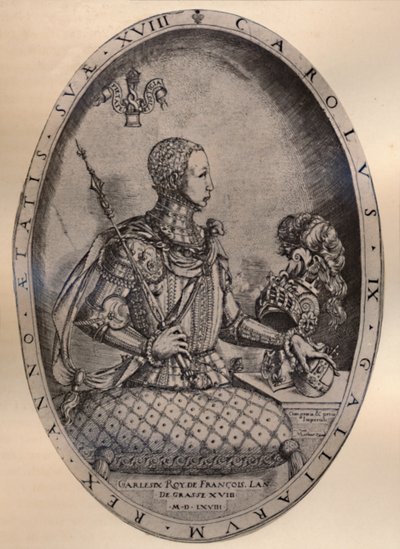 IX. Károly francia király, 1568 1894 alkotó: Mathias Zundt