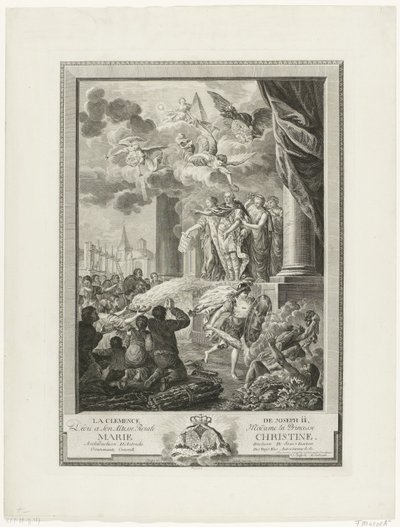 József császár kegyelme a protestánsokhoz, 1783 La Clemence de Joseph II (cím a tárgyon) alkotó: Mathias de Sallieth