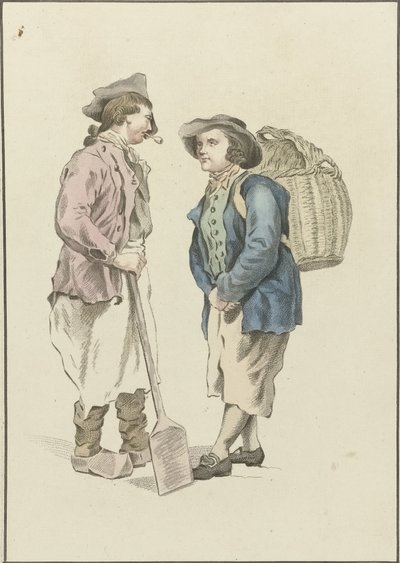 Két gazda beszélget alkotó: Mathias de Sallieth