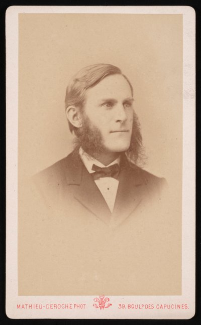 Samuel Hubbard Scudder portréja 1837-1911, 1871 körül. alkotó: Mathieu Deroche