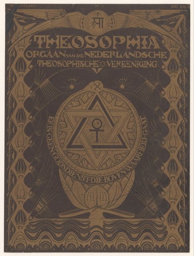 Címlap magazin Theosophia alkotó: Mathieu Lauweriks