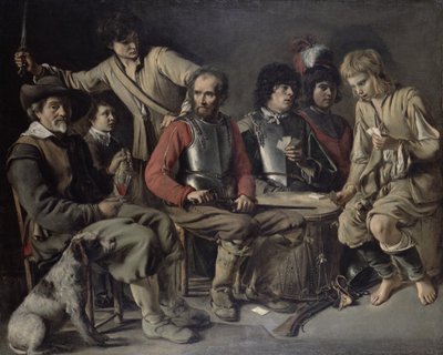 Veszekedés (olaj, vászon) alkotó: Mathieu Le Nain