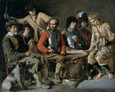 "Egy veszekedés", 1640 alkotó: Mathieu Le Nain