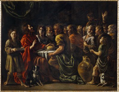 La cena - Utolsó vacsora ... alkotó: Mathieu Le Nain