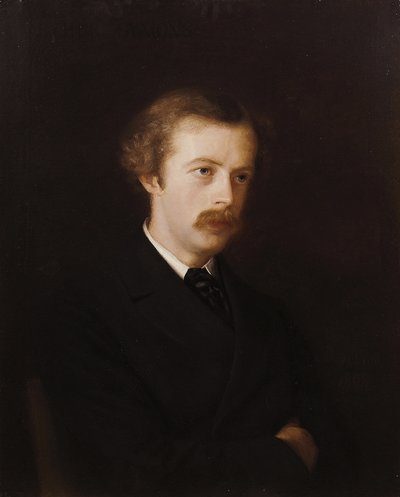 Arthur Symons költő portréja 1865-1945, 1898. alkotó: Mathilde de La Tour Comtesse