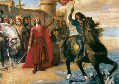 A visszahódítás, Spanyolország 13. század- Alfonso X el Sabio alkotó: Matias Moreno Gonzalez