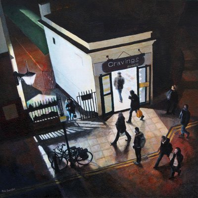 Cravings, 2019 (akril, tábla) alkotó: Matt Bannister