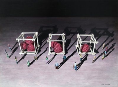 More Than One, 2021 (akril, panel) alkotó: Matt Bannister