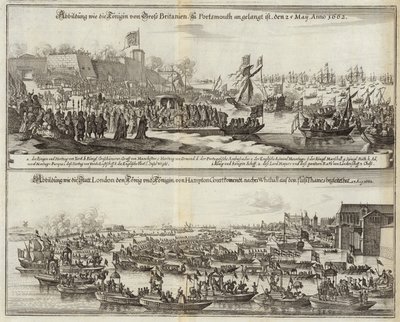 1662-ben Nagy-Britanniában tömegek gyűltek össze a királyi ünnepségen alkotó: Mattaus the Younger Merian