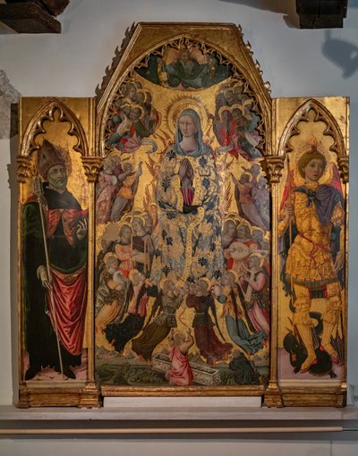 Szűz Mária mennybevétele, 15. század első fele (tempera, fa) alkotó: Matteo di (c.1430 95) Giovanni
