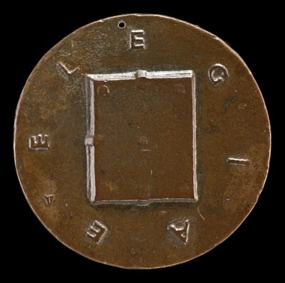 Lezárt könyv [fordítva], c. 1446. alkotó: Matteo di Andrea de Pasti