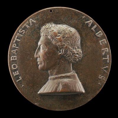 Leone Battista Alberti, 1404-1472, építész és író a művészetről és a tudományról [előlap], 14461450. alkotó: Matteo di Andrea de Pasti