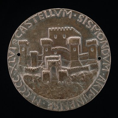 Rimini vára [fordítva], 1446. alkotó: Matteo di Andrea de Pasti