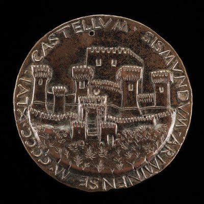 Rimini vára [fordítva], 1446. alkotó: Matteo di Andrea de Pasti