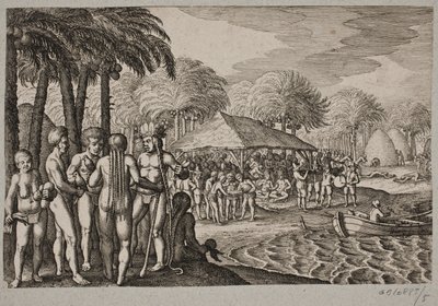 A hollandok fogadtatásáról egy másik szigeten alkotó: Matthäus Merian d.Æ.