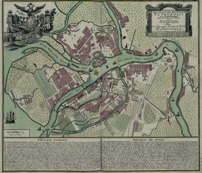 Pétervár térkép, 1744 alkotó: Matthaeus Seutter