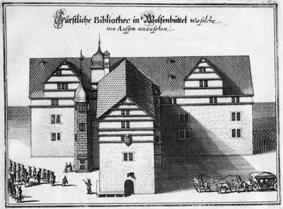Herzog August Könyvtár Wolfenbüttelben, 1655 és 1660 között alkotó: Matthaus the Elder Merian