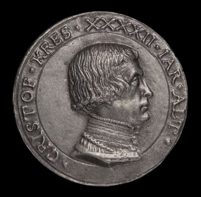 Christoph Kress von Kressenstein, 1484-1535, patrícius és diplomata [előlap], 1526. alkotó: Matthes Gebel