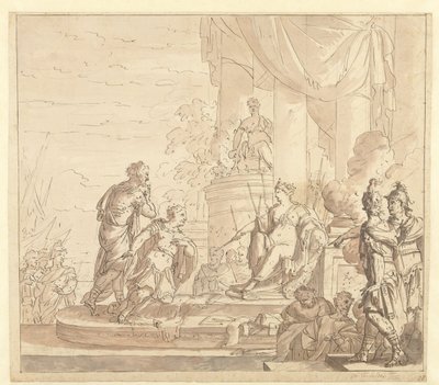 Aeneas Didóban alkotó: Mattheus Terwesten
