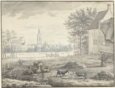 Kilátás Hágára alkotó: Mattheus Verheyden
