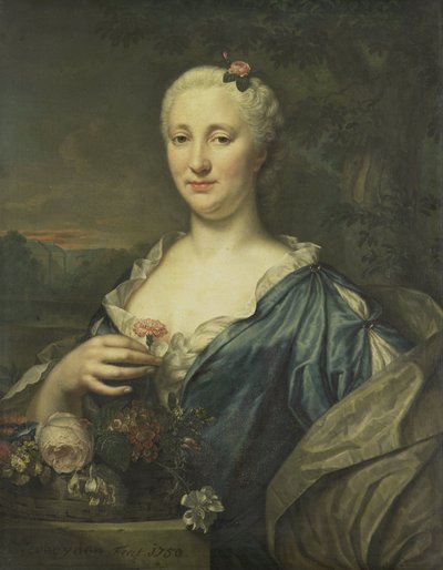 Agnes Margaretha Albinus, Coenraad van Heemskerck feleségének portréja alkotó: Mattheus Verheyden