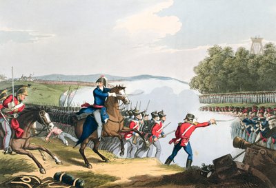 "Waterloo-i csata, amelyet Wellington hercege döntött", 1815-1816 alkotó: Matthew Dubourg