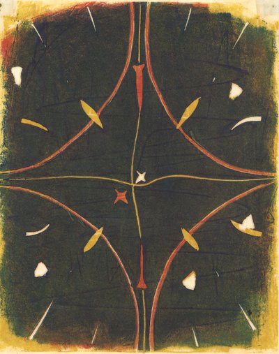 Mandala Débordé, 2012 (linómetszet) alkotó: Matthew Hilton