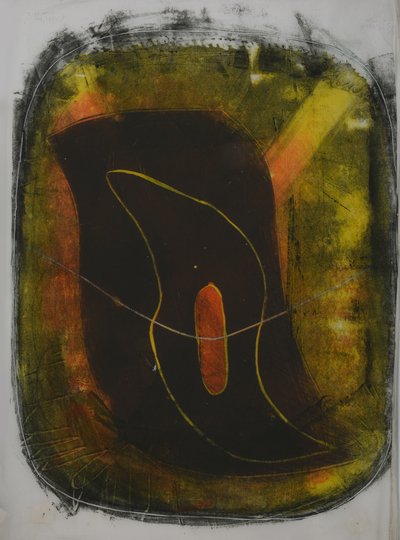 tabla kettő, 2020 (linómetszet) alkotó: Matthew Hilton