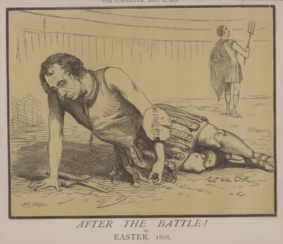 A csata után! vagy, 1868. húsvét (színes litó) alkotó: Matthew