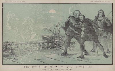 A walesi herceg IV. György királynak: Követlek! (színes litó) alkotó: Matthew