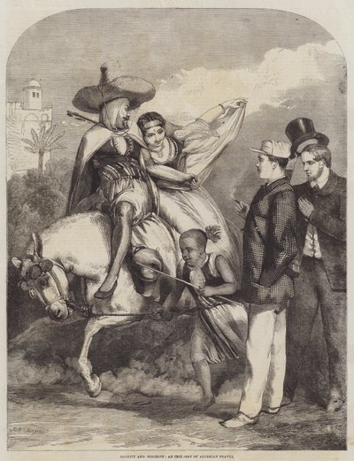 Méltóság és huncutság, incidens az algériai utazással alkotó: Matthew Somerville Morgan