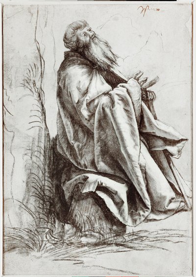 Páduai Szent Antal imádkozik alkotó: Matthias Gruenewald