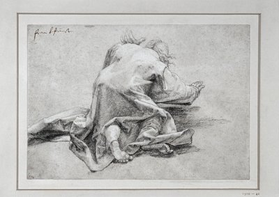 Szent Péter, az átváltoztatás apostola, hátulnézetből alkotó: Matthias Gruenewald