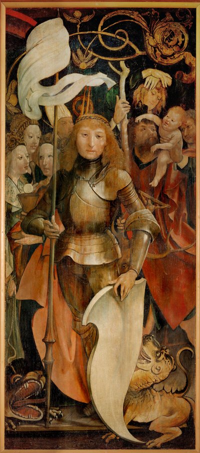 A 14 Nothelfer, katolikus szentek, a rászorulók segítői (festmény) alkotó: Matthias Gruenewald