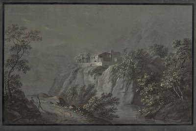 Olasz táj alkotó: Matthias Rudolf Toma