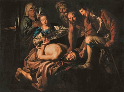 Keresztelő Szent János lefejezése, kb. 1640-1645. alkotó: Matthias Stomer