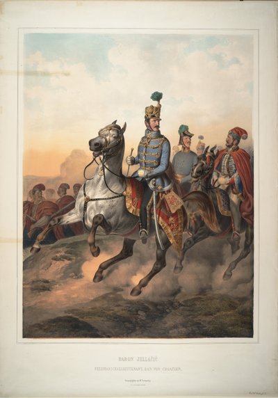 Josip Jelacic buimi gróf, 1849 alkotó: Matthias Trentsensky