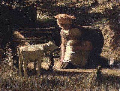 Ismerkedés (A kis kecske) alkotó: Matthijs Maris