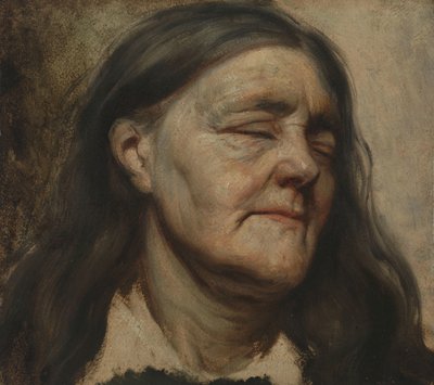 Tanulmány egy öregasszonyról alkotó: Matthijs Maris