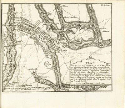 Salak Ramilliesnél, 1706 A városi kastély és a Huy-erőd terve, amelyet S.A.E. hadseregei ostromoltak. de Baviere & du Marechal de Villeroy, 1705. május 26. (cím a tárgyon) alkotó: Matthijs Pool (possibly)