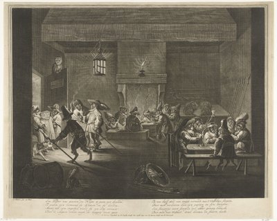 Őrház majmokkal, 1720 körül alkotó: Matthijs Pool