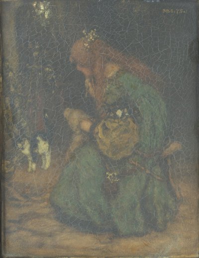 Álmodozás, 1875. alkotó: Matthys Maris