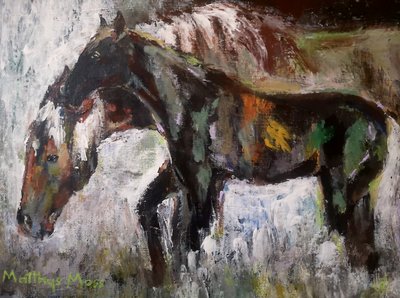 Színes vadlovak alkotó: Matthys Moss