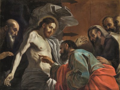 Szent Tamás hitetlensége, 1675 körül. alkotó: Mattia Preti