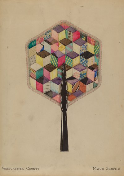 Kályhaellenző alkotó: Maud Schmid