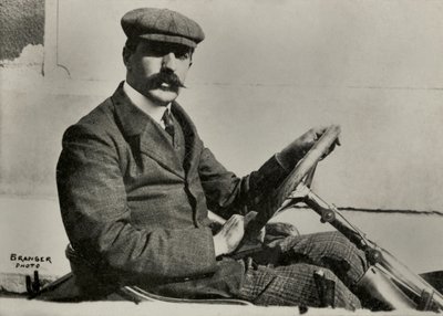 Henri Cissac motoros portréja ( 1877) alkotó: Maurice-Louis Branger