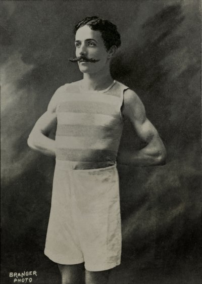 Louis De Fleurac francia futó portréja ( 1876) alkotó: Maurice-Louis Branger