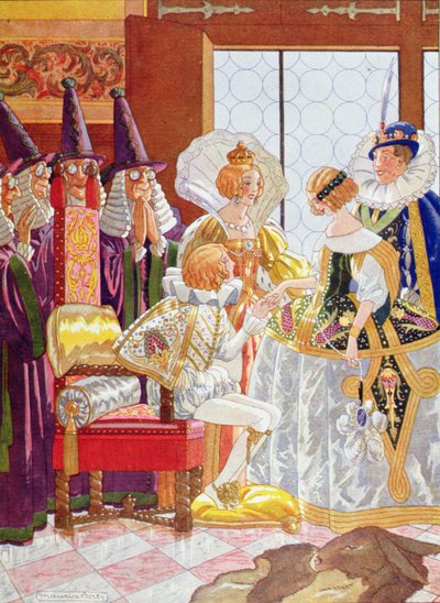 Illusztráció Charles Perrault (1628-1703) „Peau d