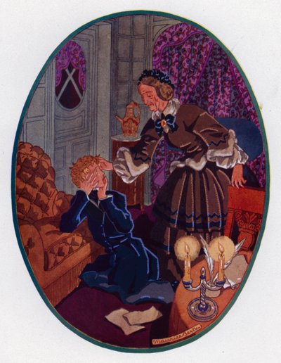 Fogfájás néni (színes litó) alkotó: Maurice Berty